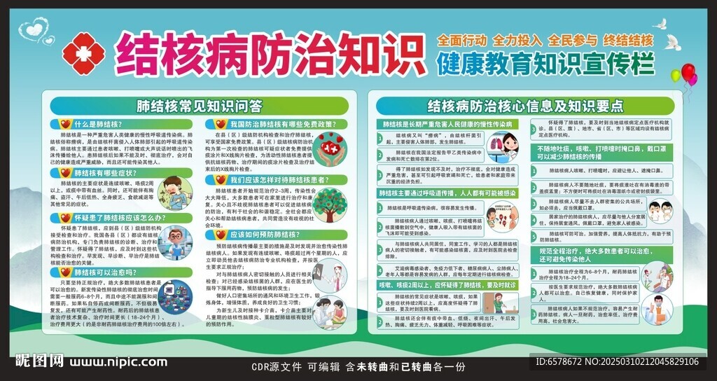 结核病宣传栏