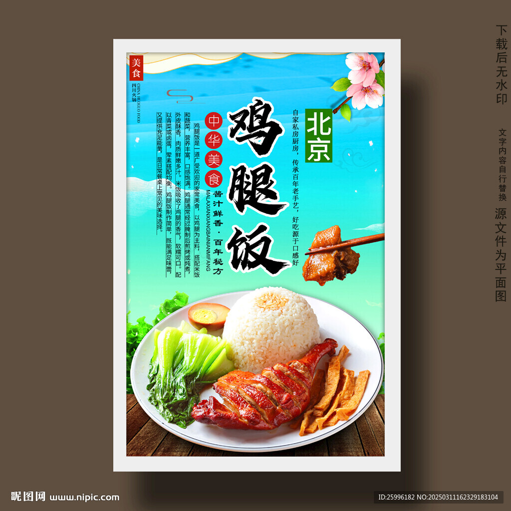 鸡腿饭