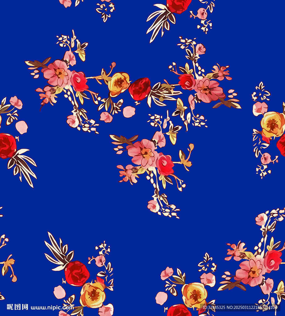 大牌碎花