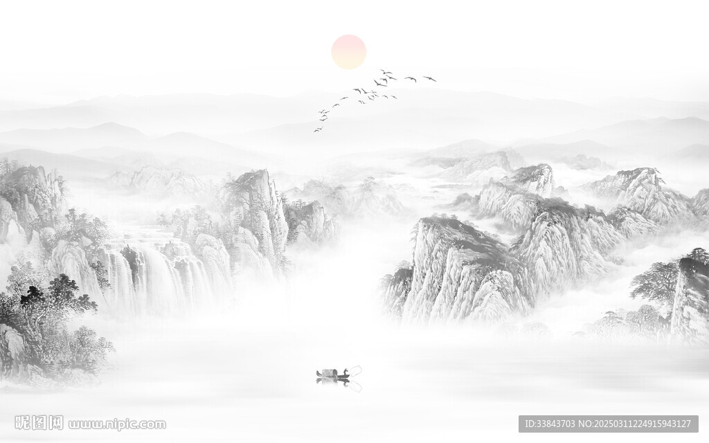 新中式背景墙