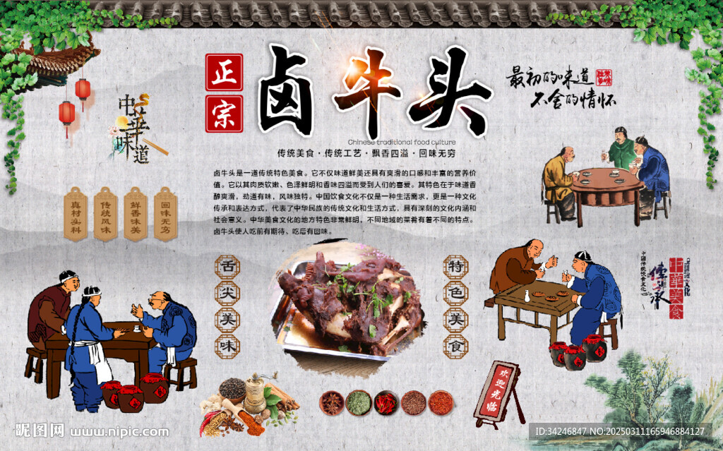卤牛头