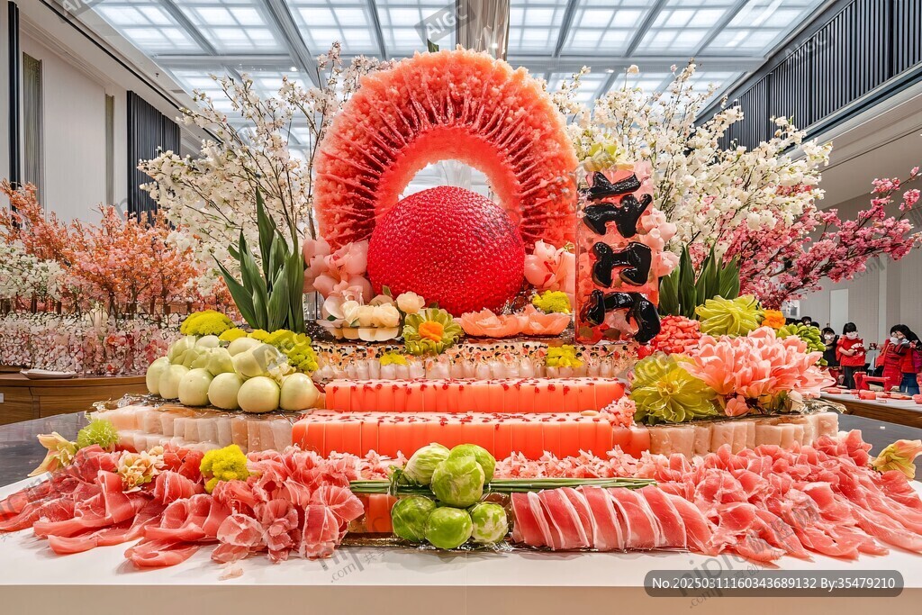 巨型寿司雕塑展