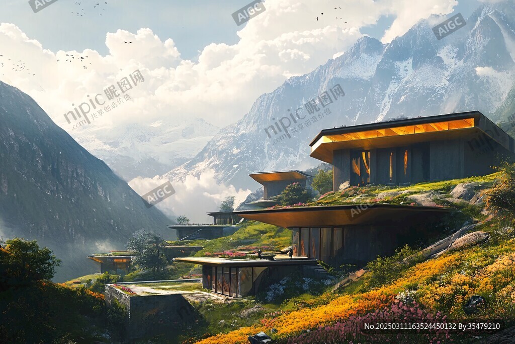山间现代度假胜地