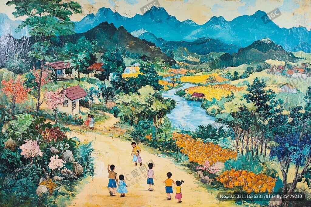 乡村风景画