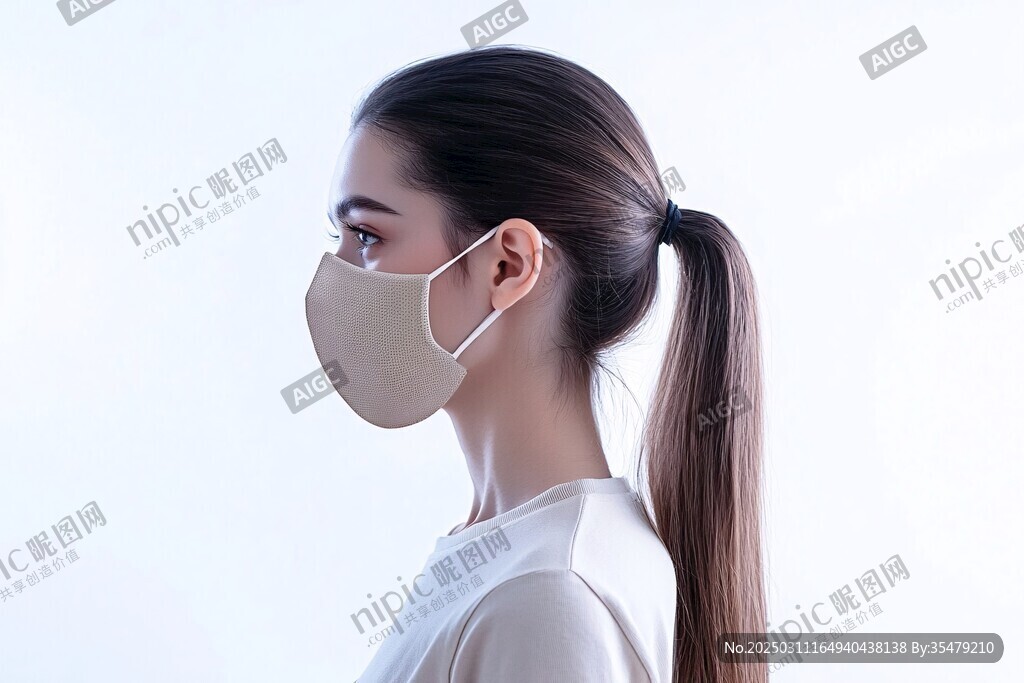 女士简约口罩