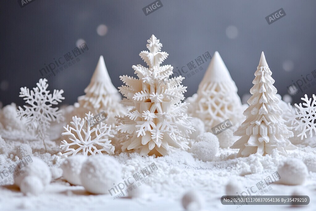 冬日之梦 纸雕艺术的冰雪世界
