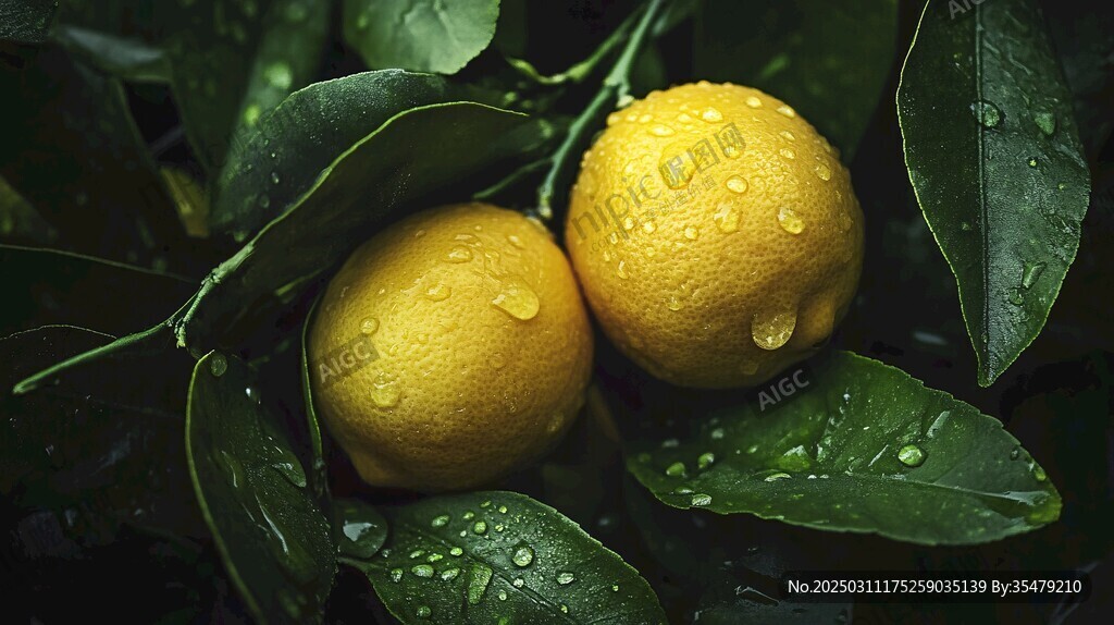 雨中的柠檬