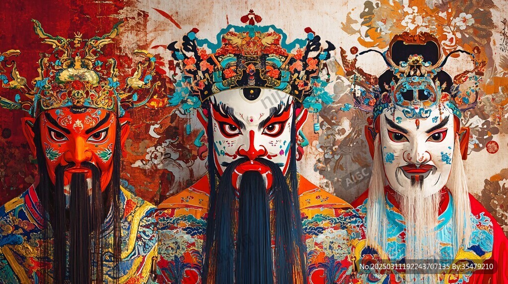 中国京剧面具之美