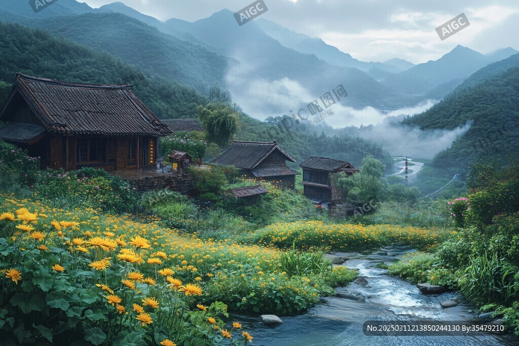 山谷中的世外桃源