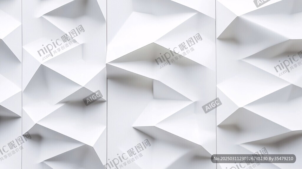 白色几何图案背景