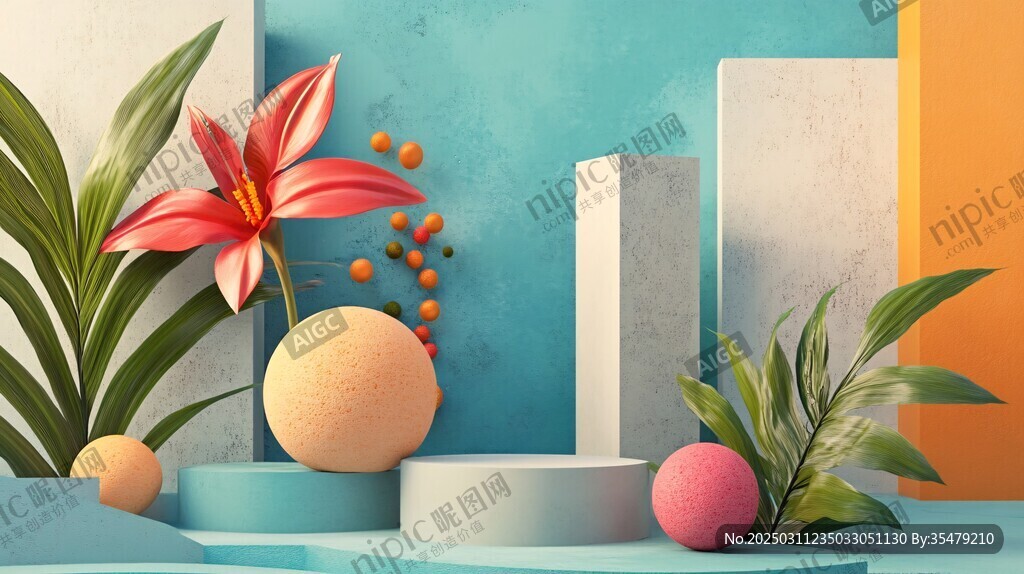 现代艺术风格的构图
