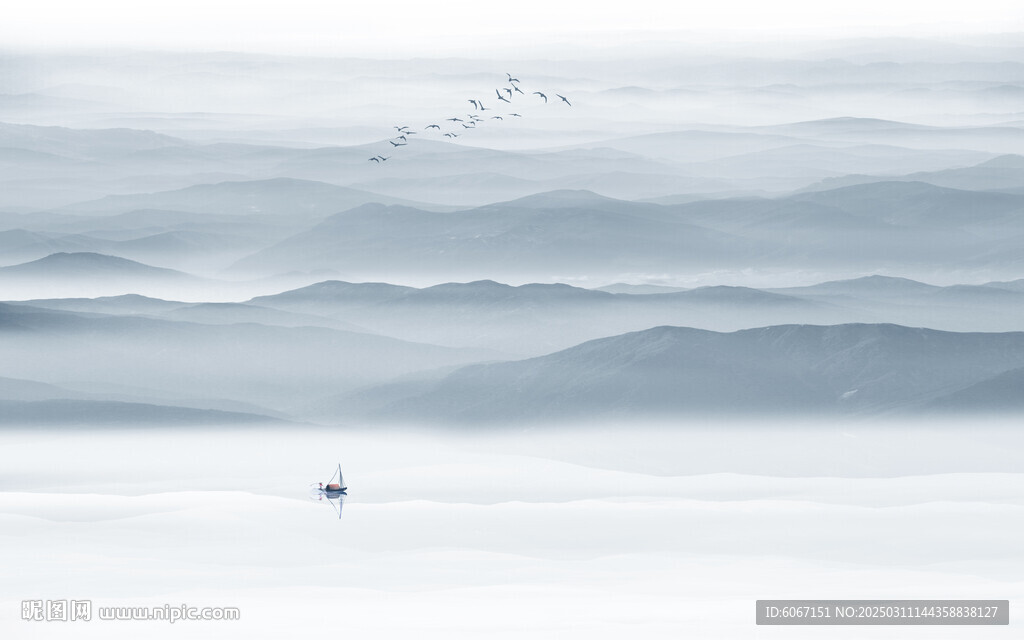 群山远山背景图