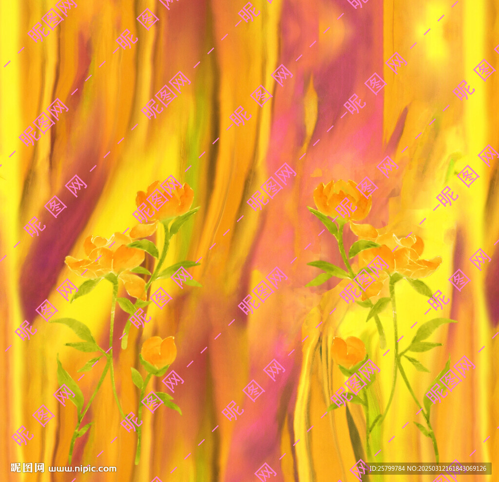 扎染花