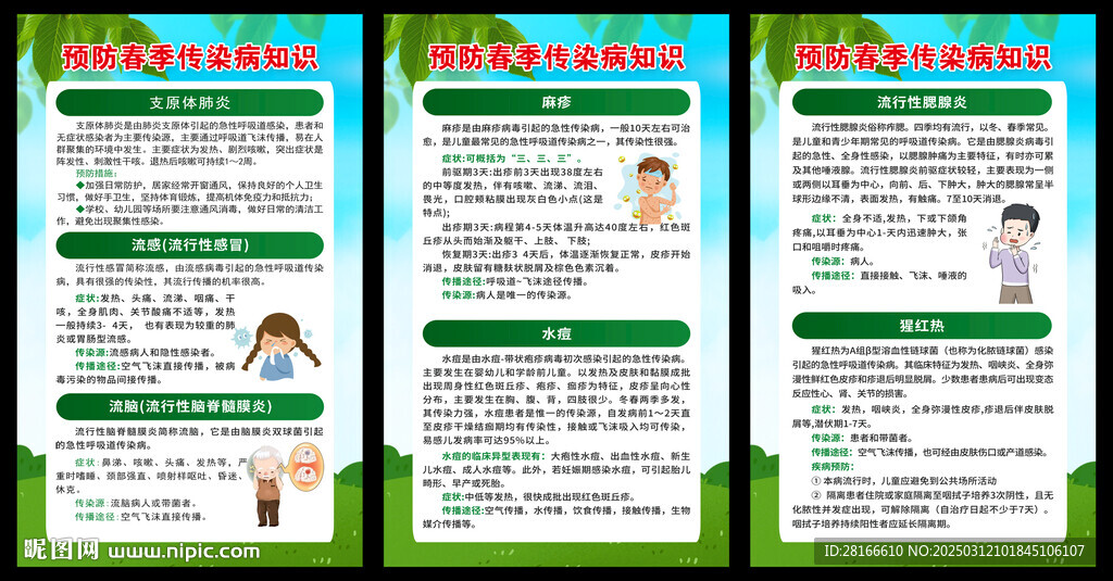 预防传染病知识展板