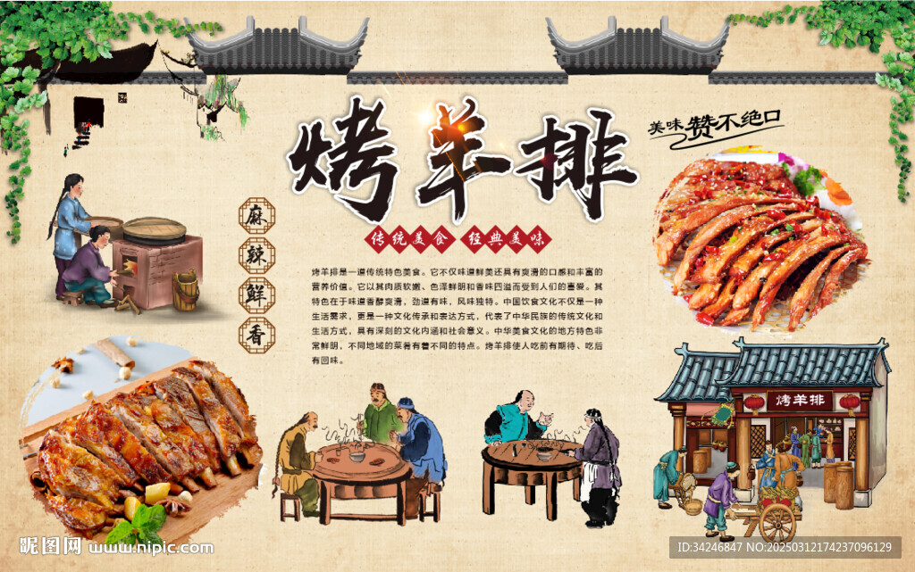 烤羊排