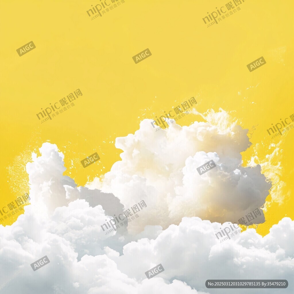 云端的黄色天空