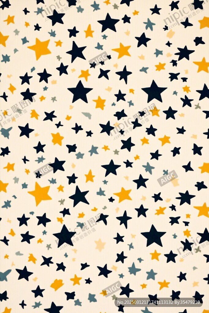 星光熠熠的夜晚