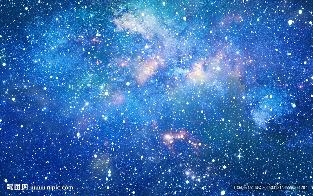 蓝色星空天花软膜