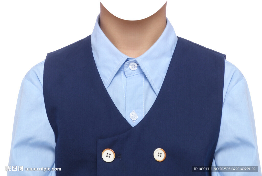  小男孩马甲衣服素材