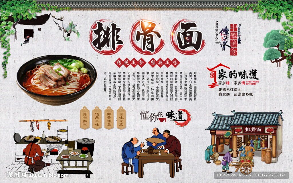 排骨面
