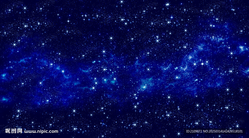 蓝色星空  