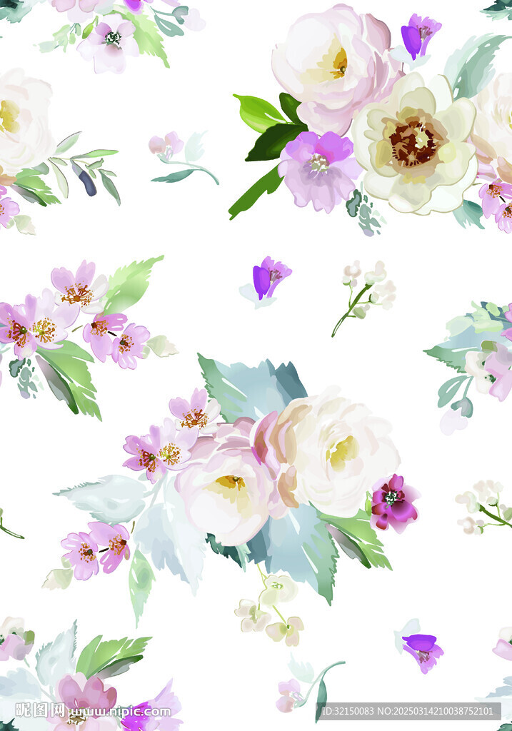 手绘花