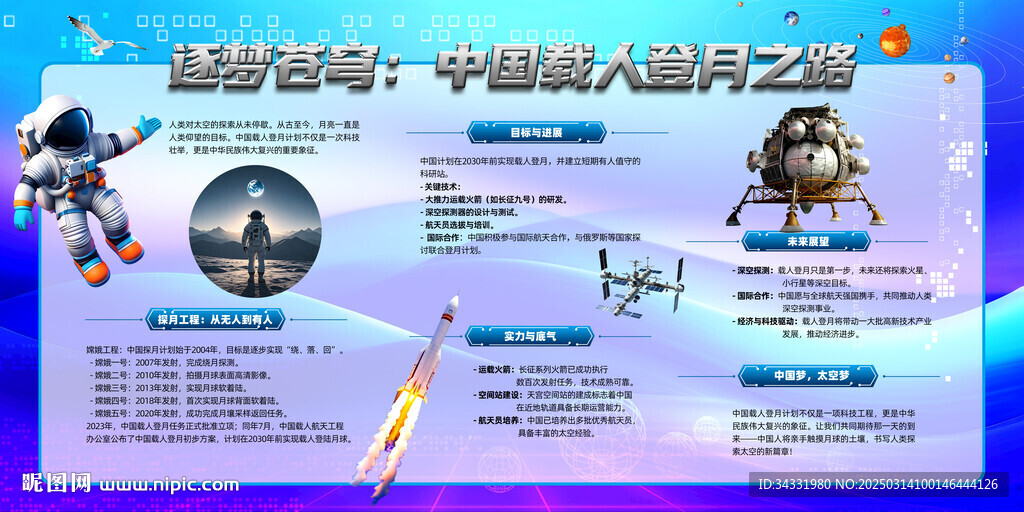 载人登月