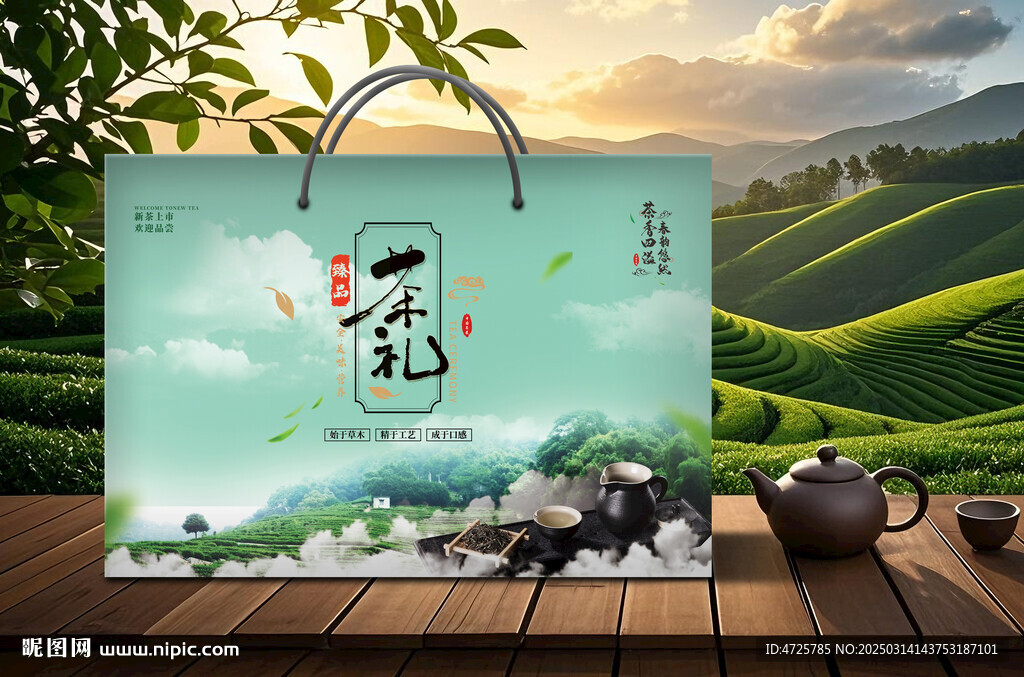 茶叶礼盒  下载为展开图