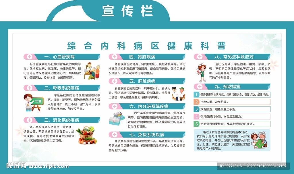 综合内科病区健康科普