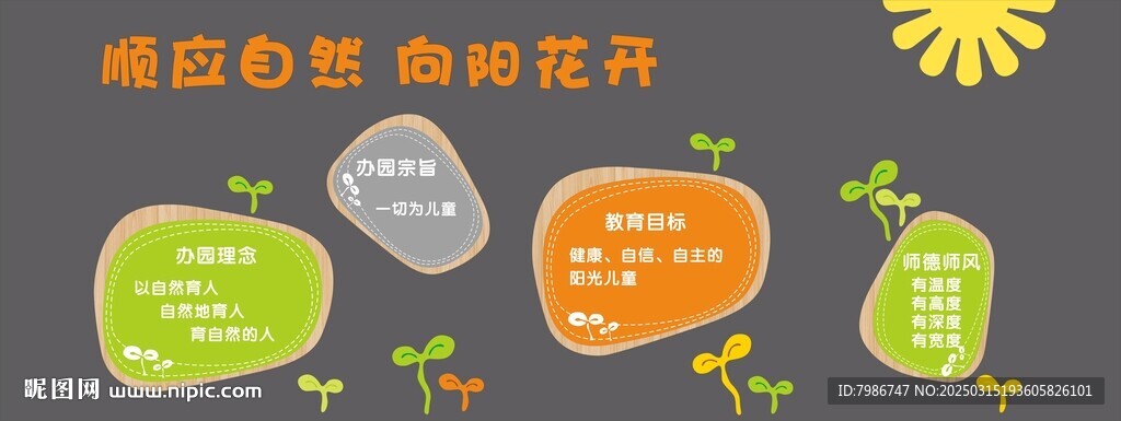 幼儿园形象墙