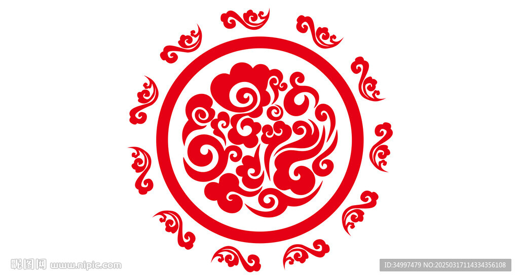 鼓花纹
