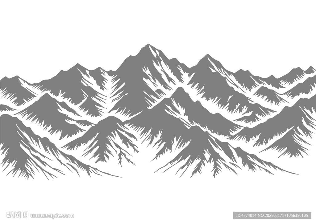 山剪影