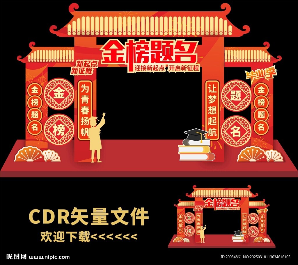 高考拱门