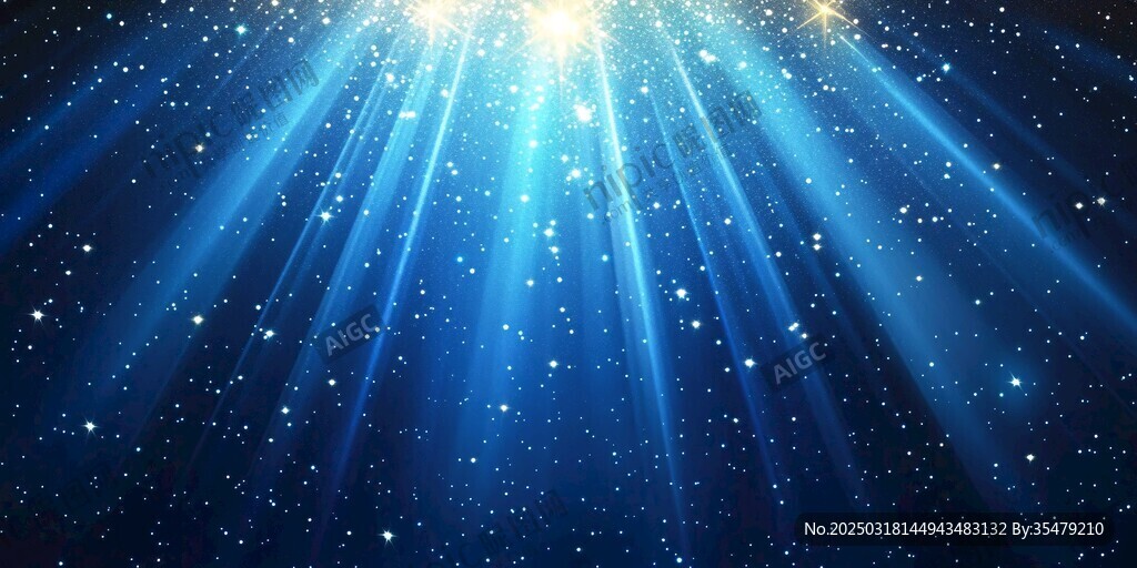 星光璀璨的夜空