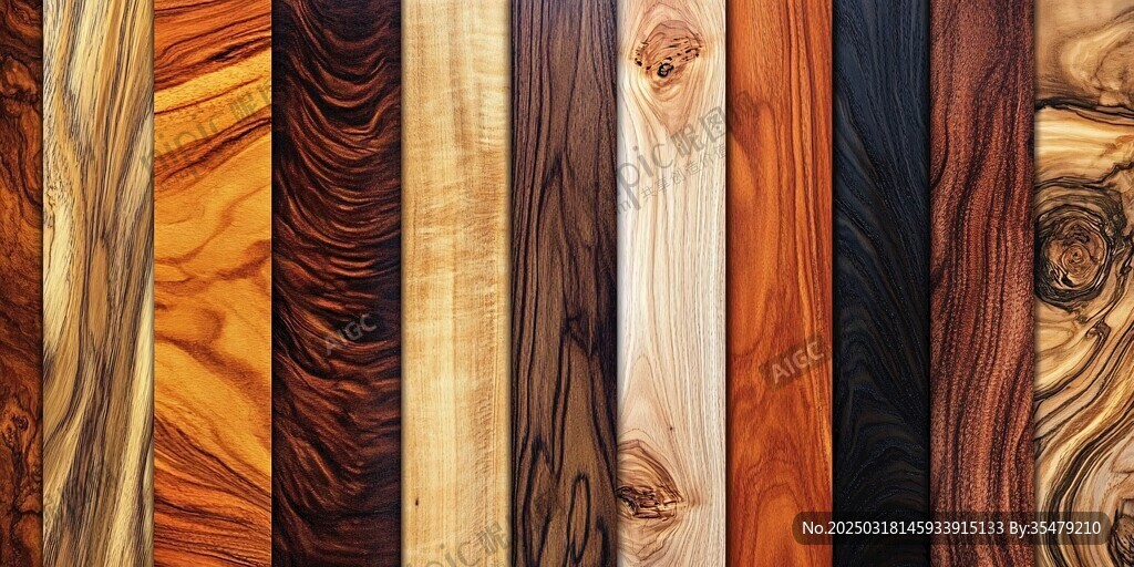 木纹拼贴画