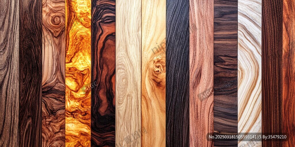 木纹拼贴画