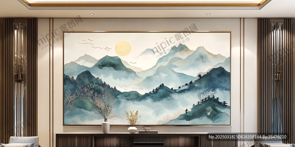 山水画抽象艺术