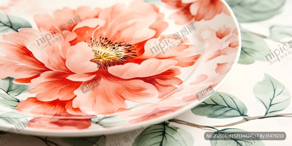 绚丽花卉盘饰艺术