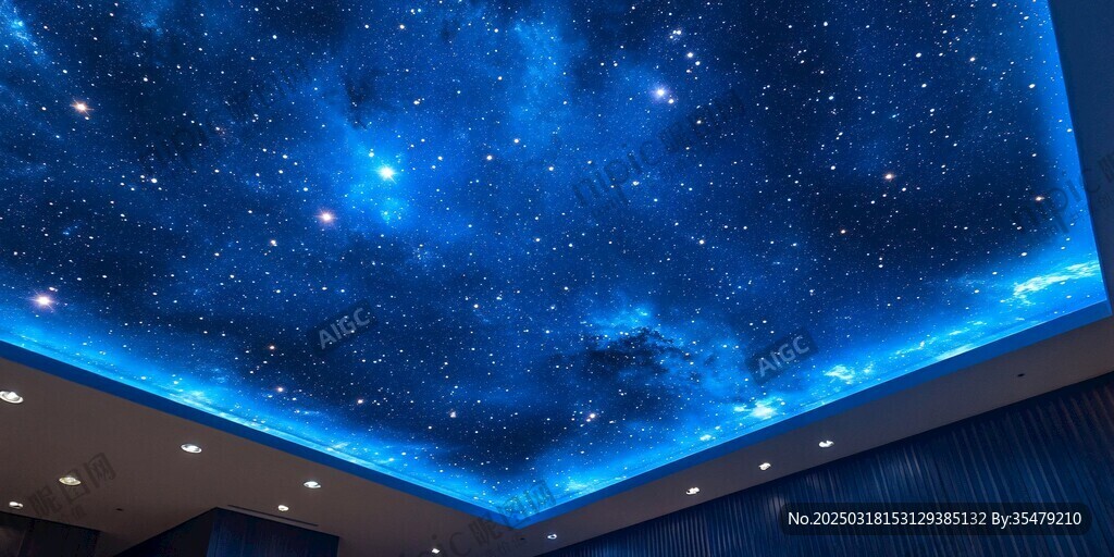 星空下的室内空间