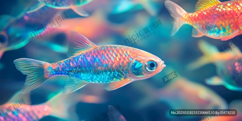 鱼的梦幻色彩