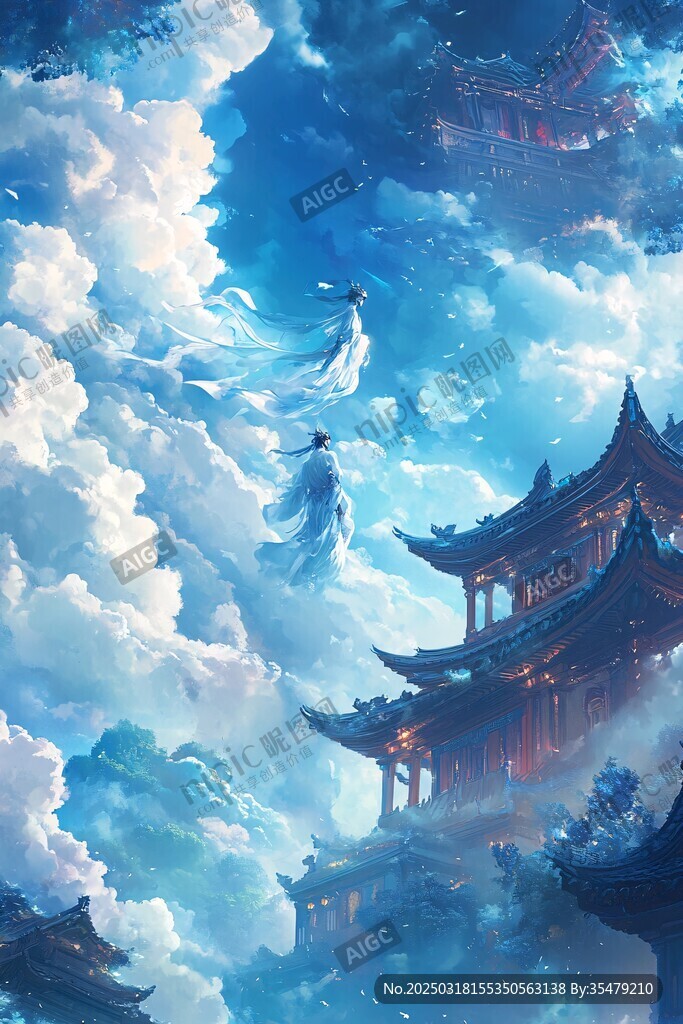 云雾缭绕的古建筑之谜