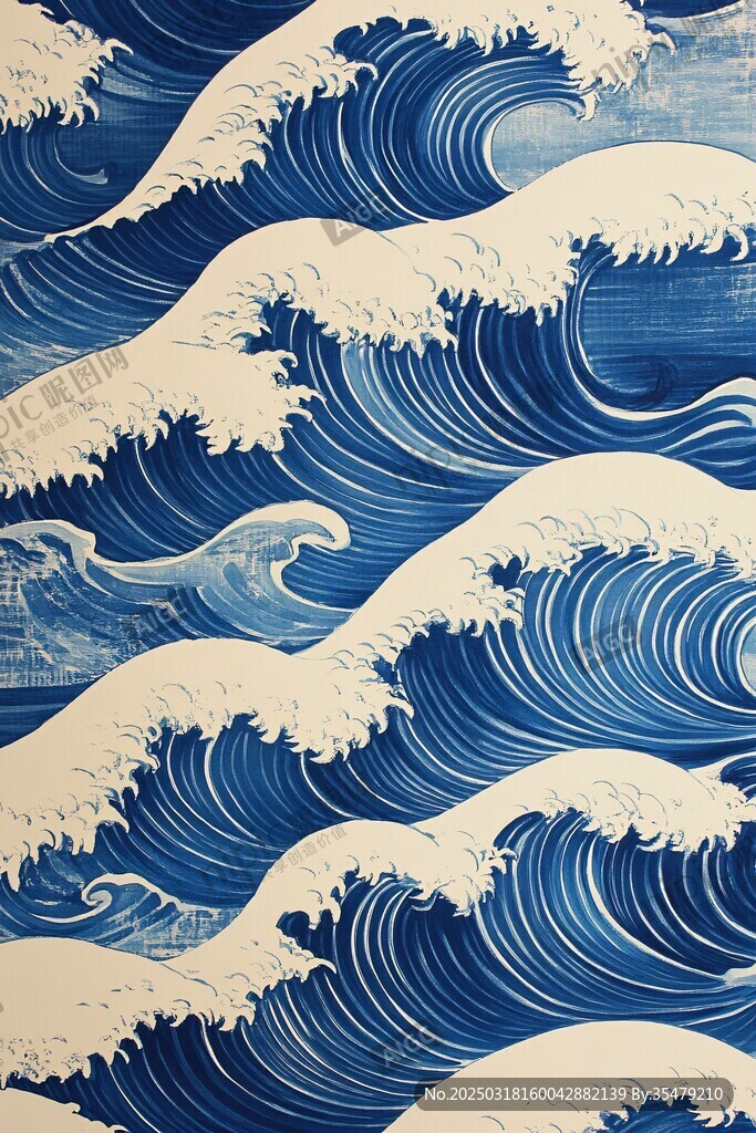 波涛汹涌的海浪