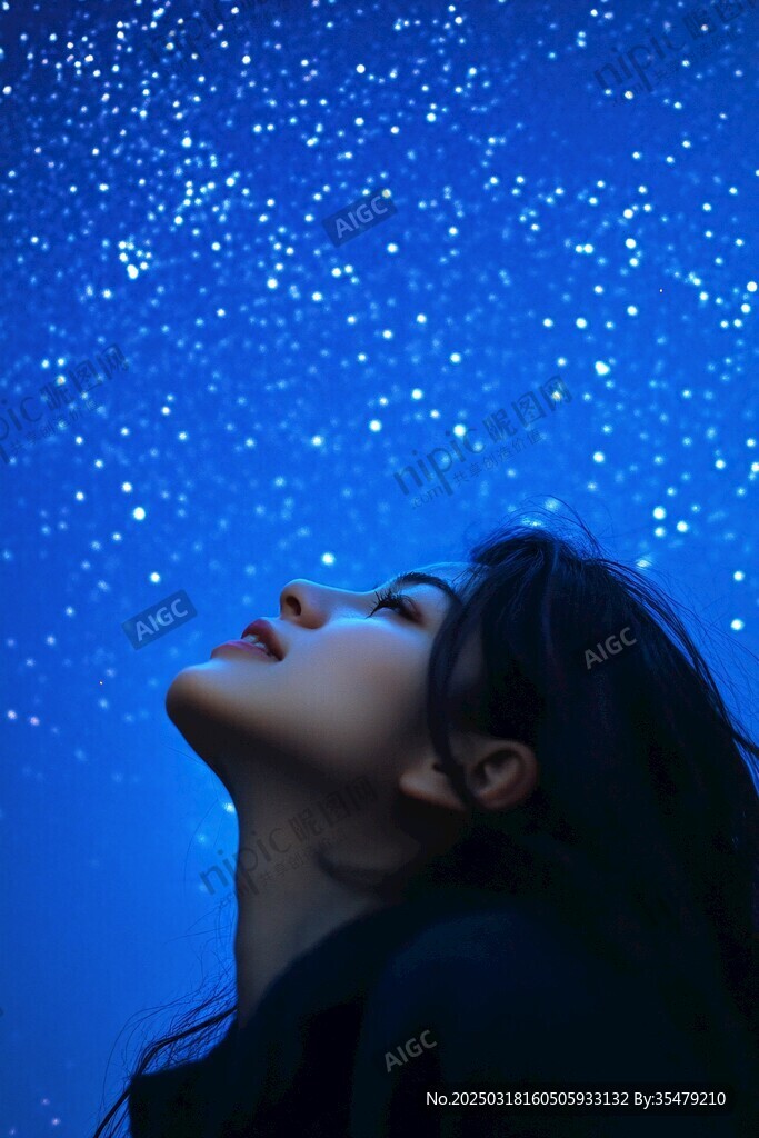 星空下的仰望