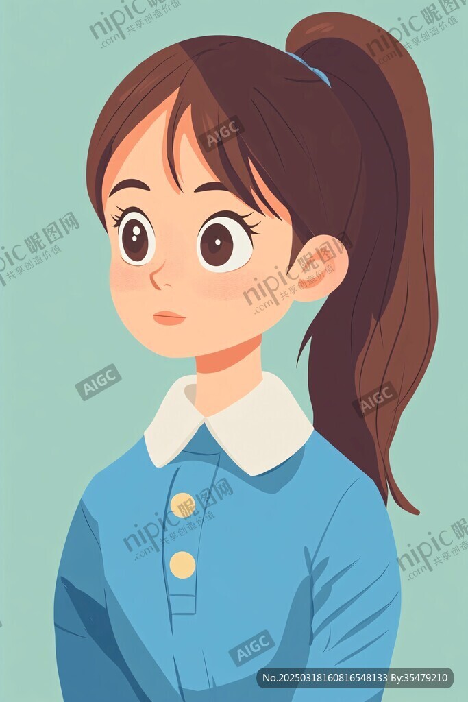 卡通女孩头像