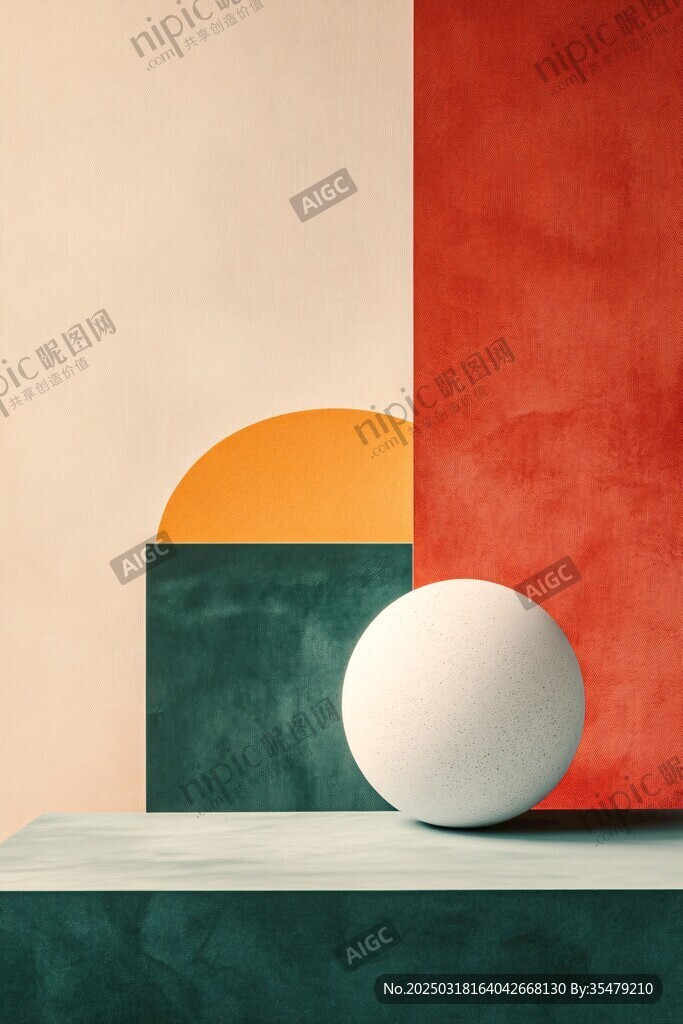 几何构成与色彩对比