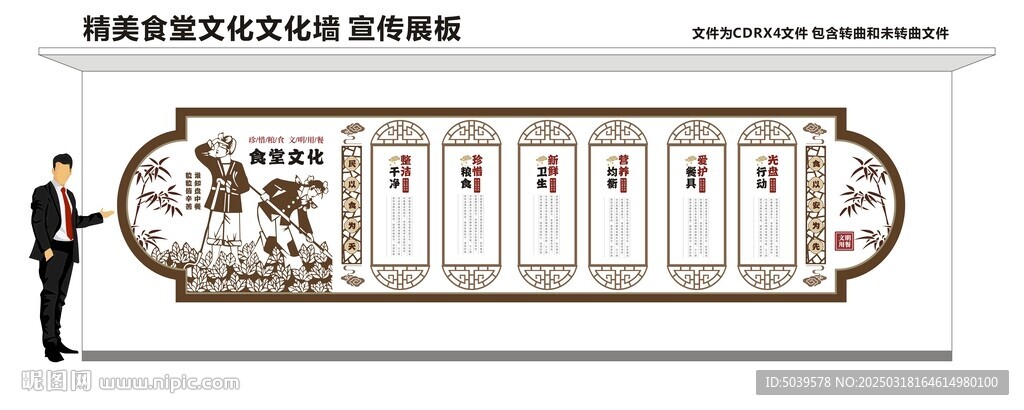 食堂文化墙