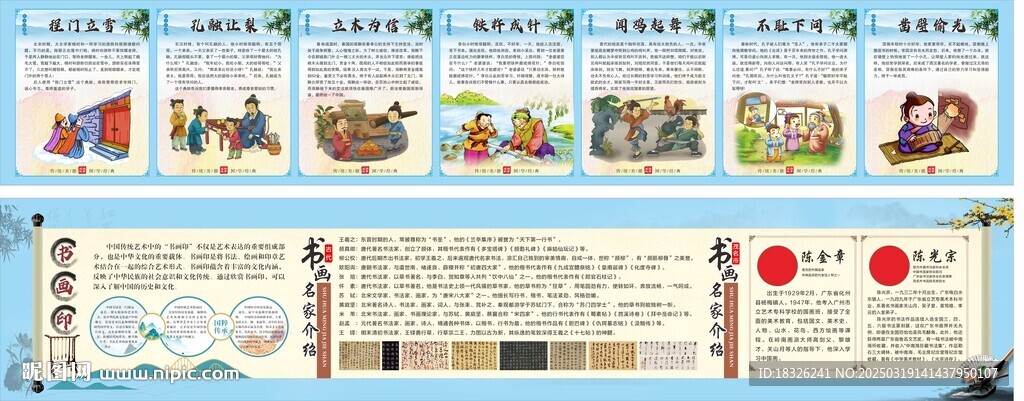 中国传统文化展板