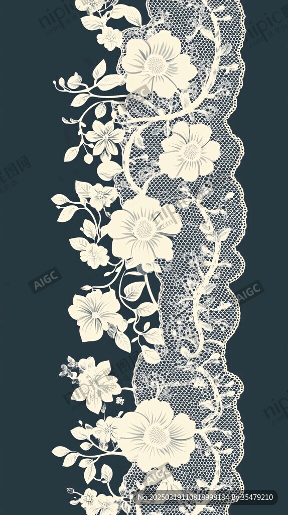 花卉蕾丝图案