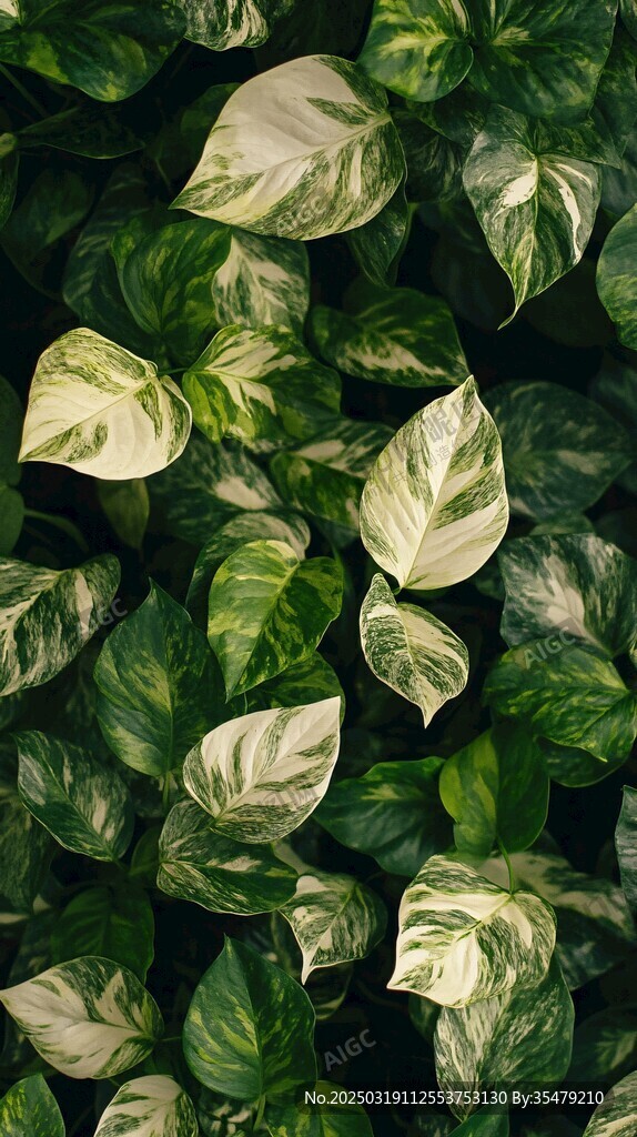绿色植物的特写