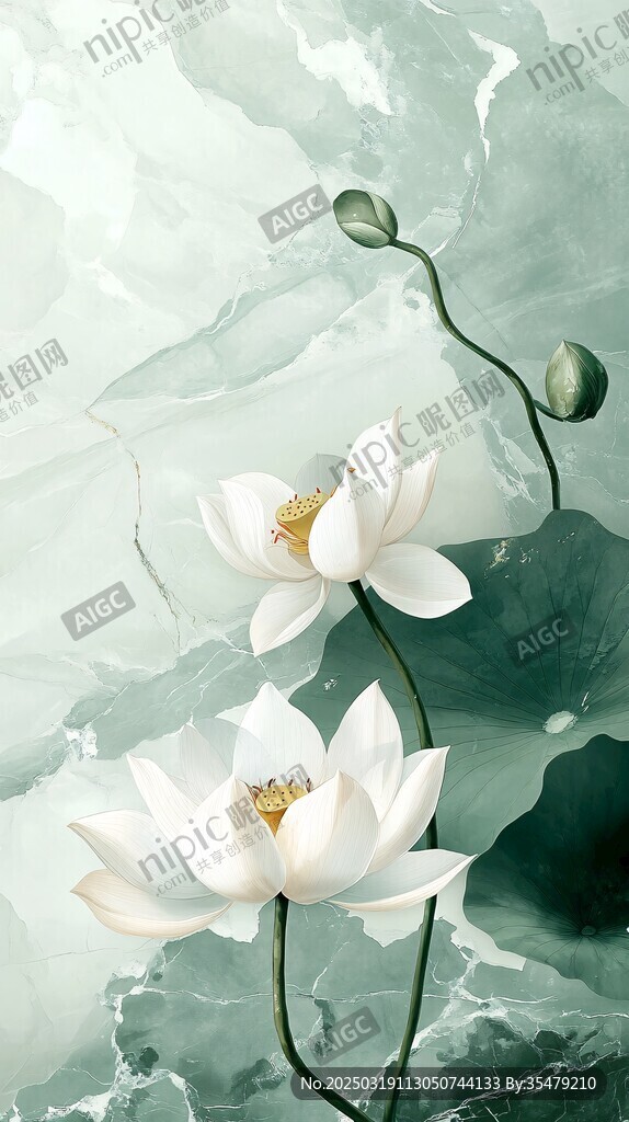 荷花盛开